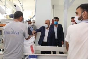 Vali Demirtaş, OSB&#039;de Fabrikaları gezdi