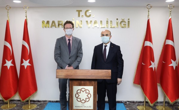 AB Türkiye Delegasyon Başkanı Mardin Valisini Ziyaret etti