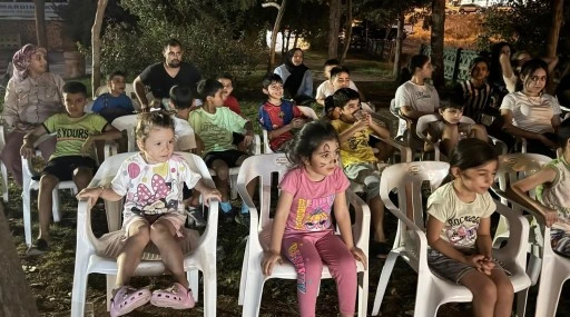 Artuklu Belediyesinden &Ccedil;ocuklara Sinema Keyfi