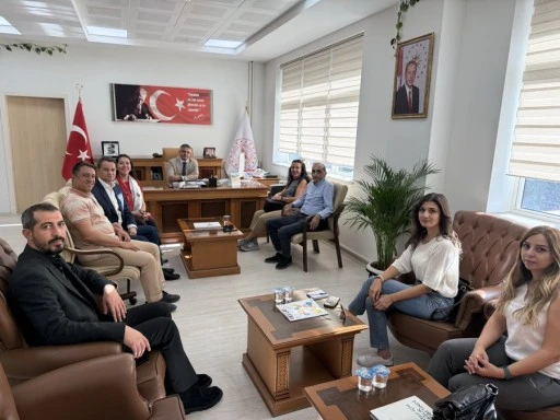 Avrupa Konseyi Kalkınma Bankası Temsilcilerinden Mardin Sağlık M&uuml;d&uuml;r&uuml;ne ziyaret