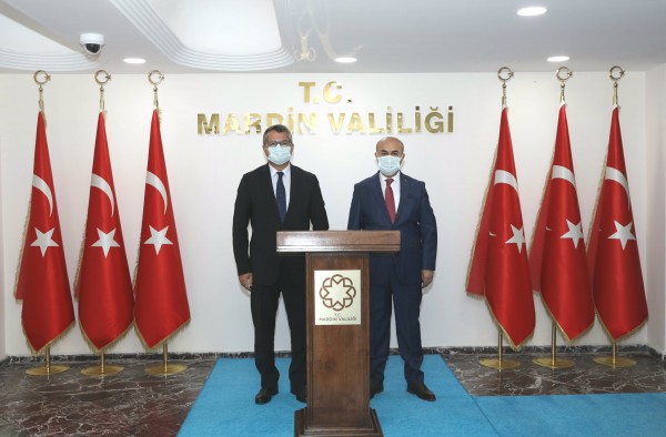 Azerbaycan Büyükelçisi İbrahim’den Vali Demirtaş’a ziyaret