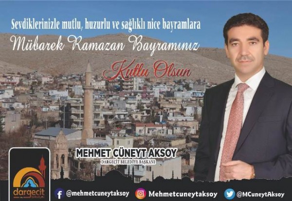 BAŞKAN MEHMET CÜNEYT AKSOY’DAN RAMAZAN BAYRAMI MESAJI