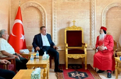 Başkan Şahin&rsquo;den Metropolit Aktaş&rsquo;a Taziye Ziyareti