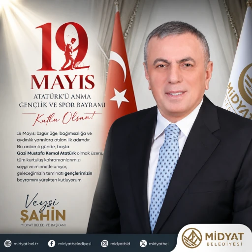 Başkan Veysi Şahin&rsquo;den 19 Mayıs Mesajı