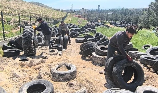 B&uuml;y&uuml;kşehir Belediyesi, 100 Ton Atık Lastiği Geri D&ouml;n&uuml;ş&uuml;me Kazandırdı