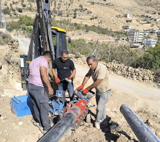 Darge&ccedil;it&rsquo;te İ&ccedil;me Suyu Hattını G&uuml;&ccedil;lendirildi