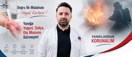 Dr.Atlıhan, "Yanığa Diş Macunu Değil, 20 Dakika Soğuk Su!"