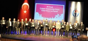 Gaziantep’te başarılı gazeteciler ödüllerini aldı