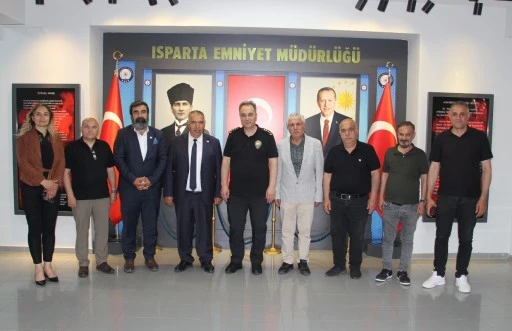 G&uuml;neydoğulu Gazetecilerden Emniyet M&uuml;d&uuml;r&uuml; Bildirici&rsquo;ye Ziyaret