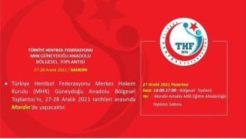  Hentbol Federasyonu, Hakemler Toplantısı Mardin’de