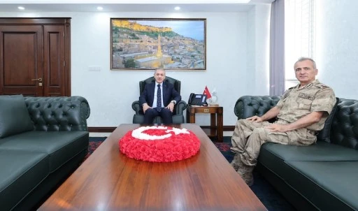 Jandarma Komutanı'ndan Vali'ye Ziyaret