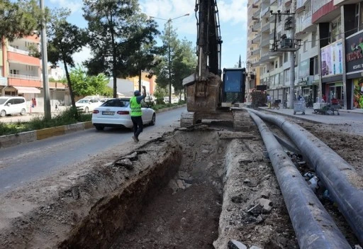 Kızıltepe'de 14 Mahallenin İ&ccedil;me Suyu Hattı Yenilendi