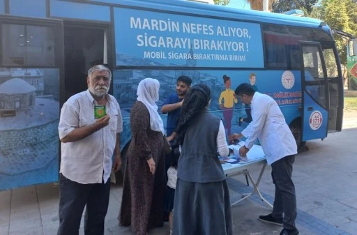 Kızıltepe&rsquo;de Sigarayı Bırakmak İsteyenlere Mobil Destek!