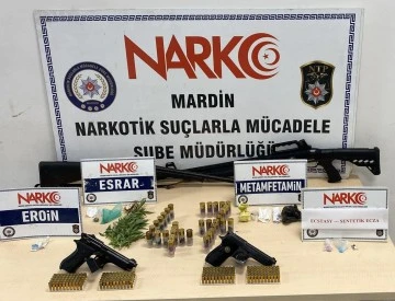 Mardin'de 17 adrese eş zamanlı baskın