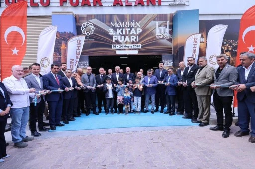 Mardin'de 3. Kitap Fuarı a&ccedil;ıldı