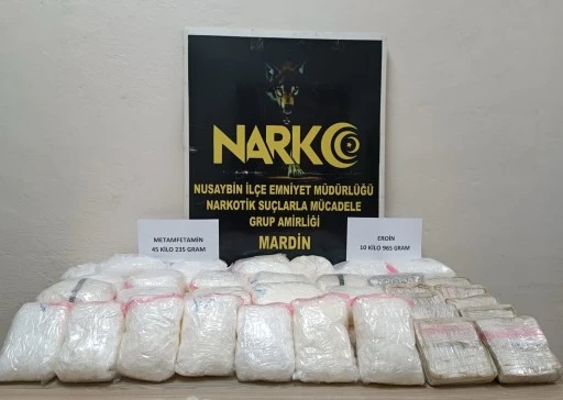Mardin'de 56 Kilo Uyuşturucu Ele Geçirildi