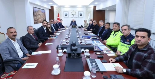 Mardin&rsquo;de Kış Mevsimi Trafik Tedbirleri Toplantısı
