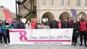 Mardin'de, Pedallar Dünya Kadınlar Günü için çevrildi