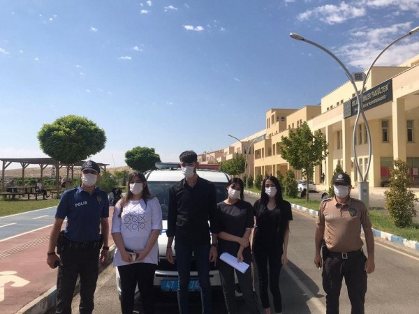 Mardin’de  polisin örnek davranışı