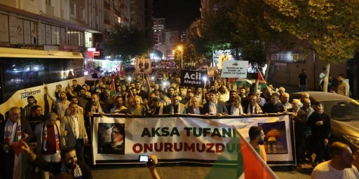 Mardin'de, "Gazze'ye Vefa Y&uuml;r&uuml;y&uuml;ş&uuml;" 