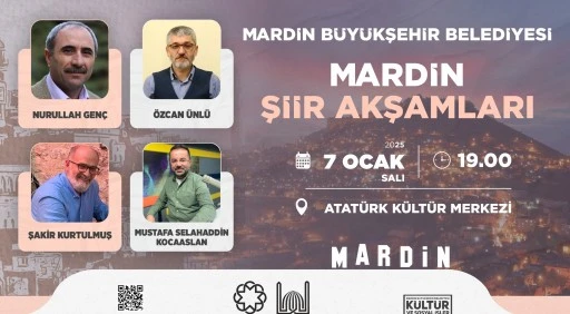 Mardin Şiir Akşamları Etkinliği 