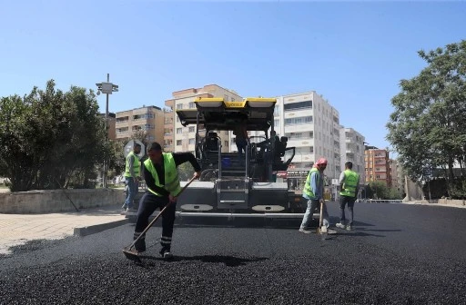 Mardin Yenişehirde Asfalt Çalımaları