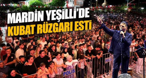 Mardin Yeşilli&rsquo;de Kubat R&uuml;zgarı Esti