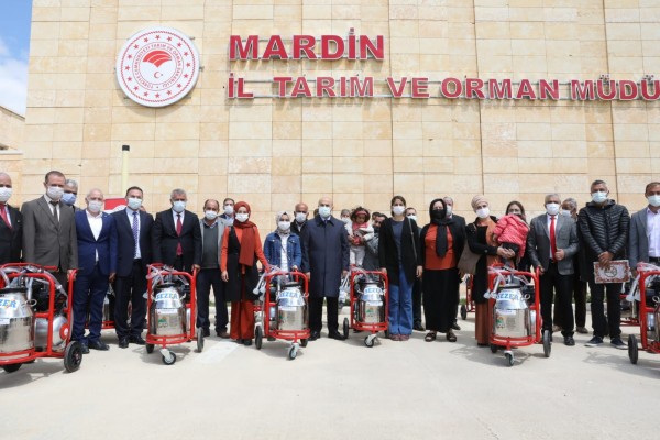 Mardin’de Besiciler  Makine ile sağım yapacak