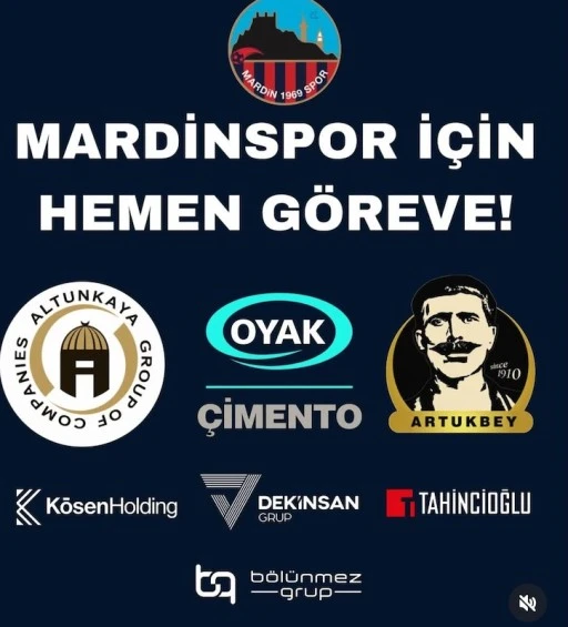 Mardinspor İ&ccedil;in İş D&uuml;nyasına Destek &Ccedil;ağrısı