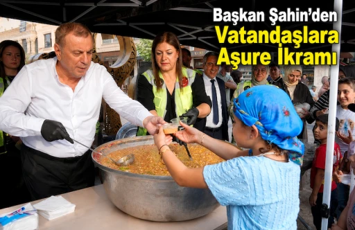 Midyat'ta Muharrem Bereketi: Başkan Şahin'den Vatandaşlara Aşure İkramı
