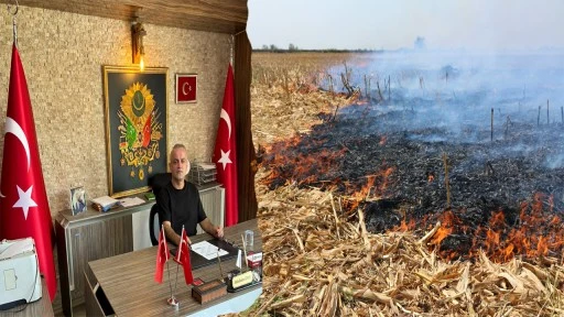 Midyat Ziraat Odası Başkanı G&uuml;m&uuml;ş&rsquo;ten Anız Yangını Uyarısı