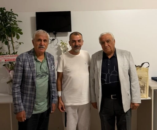 Murat &Ccedil;uhadar&rsquo;a ge&ccedil;miş olsun ziyareti