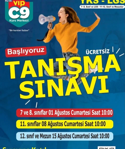 VIP C9'da &Uuml;cretsiz Tanışma Sınavı