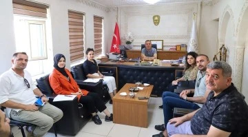 HAMİDİ, STRATEJİK PLAN ÜZERİNDE GÖRÜŞ ALIŞVERİŞİNDE BULUNDU