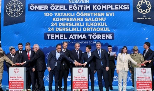 Nusaybin&rsquo;de Eğitime Dev Yatırım: &Ouml;mer &Ouml;zel Eğitim Kompleksi&rsquo;nin Temeli Atıldı