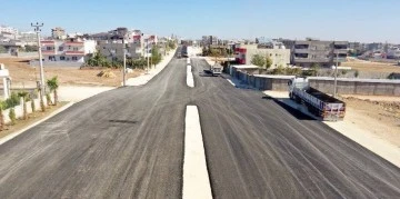 Nusaybin İlçesinde Caddeler Asfaltlandı