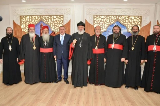 Patrik Moran Mor İgnatius ıı.Efrem Midyat'ta