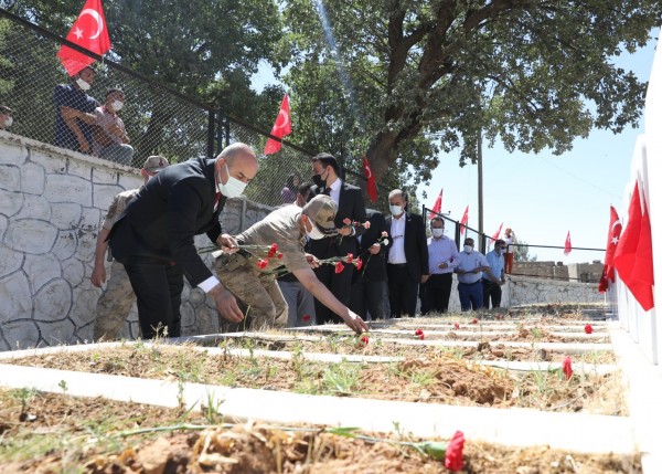 Pınarcık Katliamında hayatını kaybedenler için  anma töreni