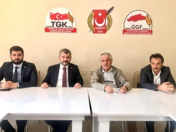 Saadet Partililer, Gazetecileri ziyaret etti