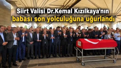 Siirt Valisi Kızılkaya'nın Acı G&uuml;n&uuml;