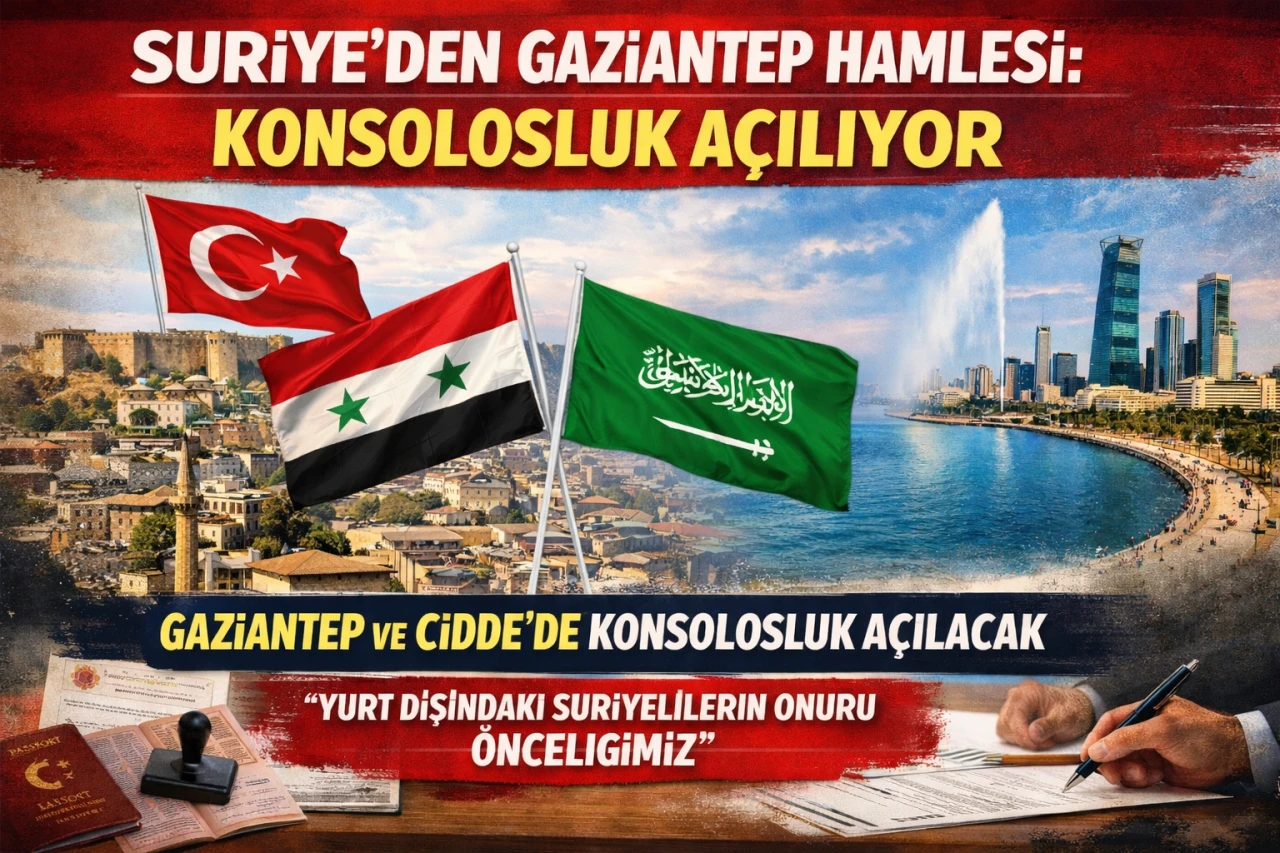 Suriye Gaziantep&rsquo;te konsolosluk a&ccedil;acak&hellip;