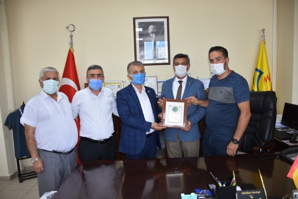 MTDF'DEN, PTT MARDİN BAŞ MÜDÜRÜ KARABOĞA’YA TEŞEKKÜR PLAKETİ 